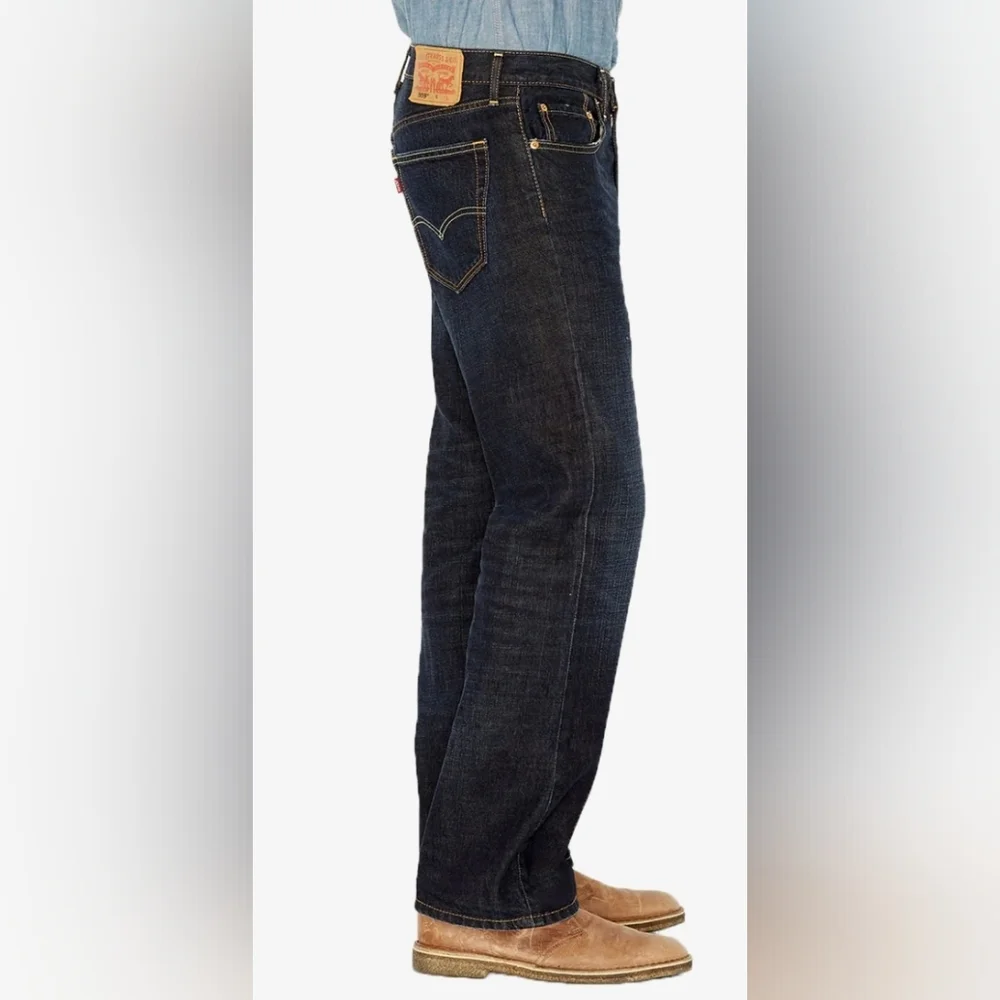 Men's Big & Tall Levi's 559 Blue Denim‎ Jeans SIZE 40X36. #849